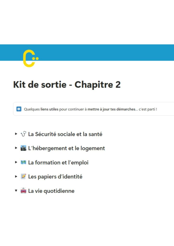 Kit de sortie de l’aide sociale à l’enfance