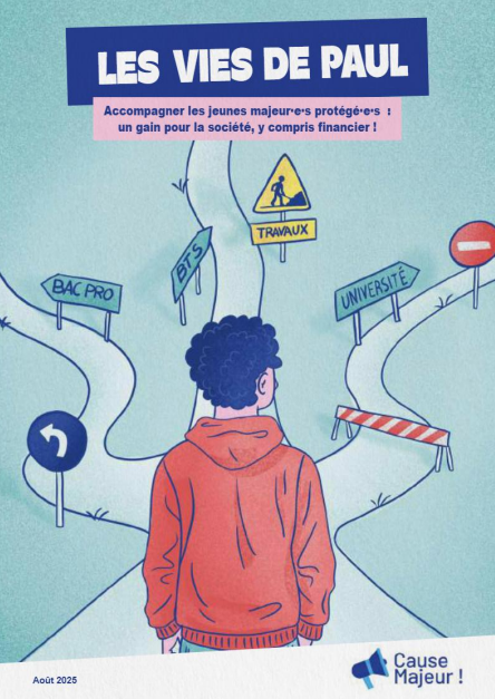 Synthèse illustrée | Étude “Les vie de Paul” : L’impact économique et social de l’accompagnement des jeunes majeur·e·s