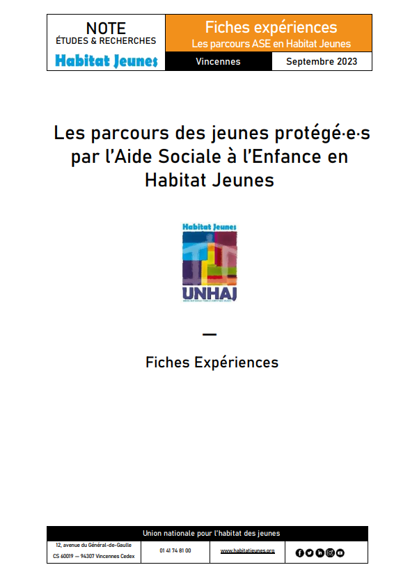 Fiche expériences | Les parcours ASE en Habitat Jeunes